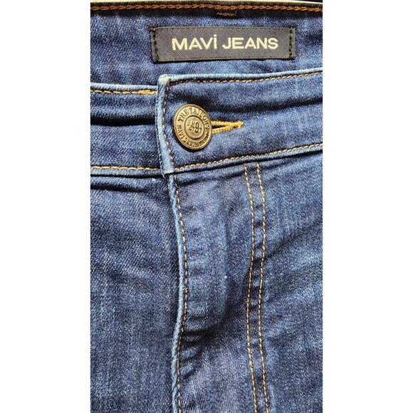 Mavi Mens Zach Jeans Mid-Rise Dark Wash Straight-Leg Denim Pants 36/32 - Picture 3 of 12